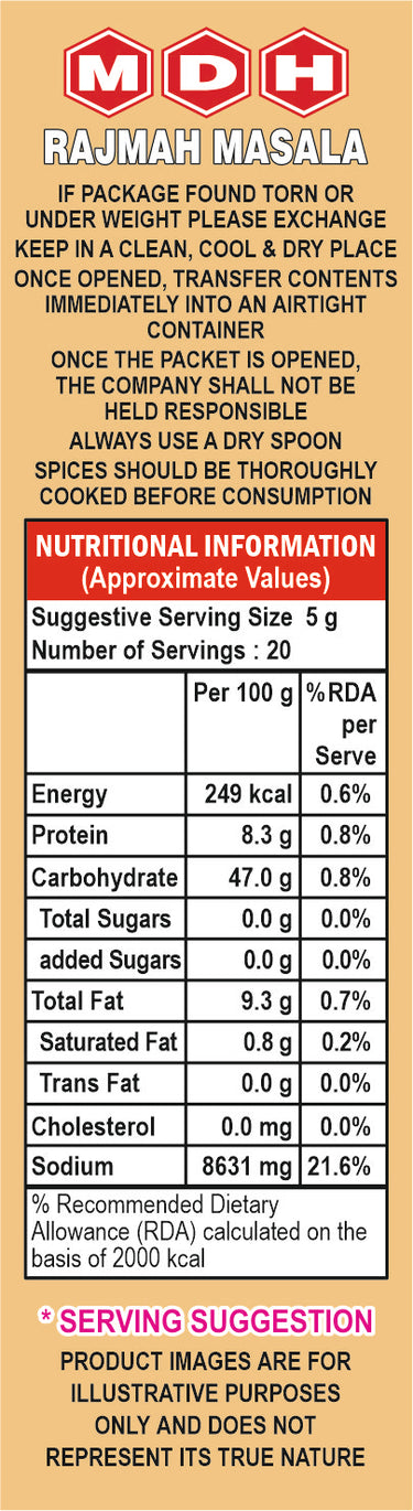MDH-Rajmah Masala-100gm